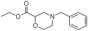 4-Phenylmethyl-2-morpholinecarboxylic acid ethyl ester molecular structure (CAS 135072-32-1)