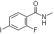 2-Fluoro-4-iodo-N-methylbenzamide molecular structure (CAS 1351185-56-2)