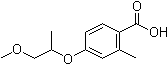 4-(2-Methoxy-1-methylethoxy)-2-methylbenzoic acid molecular structure (CAS 1351690-41-9)