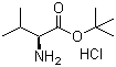 L-Valine tert-butyl ester hydrochloride molecular structure (CAS 13518-40-6)