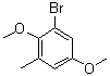 1-Bromo-2,5-dimethoxy-3-methylbenzene molecular structure (CAS 13523-12-1)
