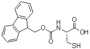 N-(9-Fluorenylmethoxycarbonyl)-L-cysteine molecular structure (CAS 135248-89-4)