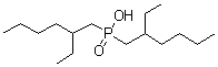 Bis(2-ethylhexyl)phosphinic acid molecular structure (CAS 13525-99-0)