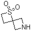 1-硫杂-6-氮杂螺[3.3]庚烷 1,1-二氧化物分子结构 (CAS 1352546-75-8)