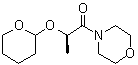 4-[(2R)-1-Oxo-2-[(tetrahydro-2H-pyran-2-yl)oxy]propyl]morpholine molecular structure (CAS 135270-08-5)