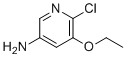 structure of CAS# 1352882-51-9, 6-Chloro-5-ethoxypyridin-3-amine
