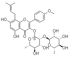 2''-O-Rhamnosylicariside II molecular structure (CAS 135293-13-9)