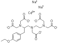 Gadoxetate disodium molecular structure (CAS 135326-22-6)