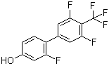 structure of CAS# 1353578-66-1, 2,3',5'-Trifluoro-4'-(trifluoromethyl)-[1,1'-biphenyl]-4-ol