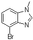 4-Bromo-1-methyl-1H-benzimidazole molecular structure (CAS 1353679-63-6)