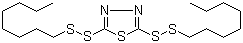 2,5-Bis(octyldithio)-1,3,4-thiadiazole molecular structure (CAS 13539-13-4)