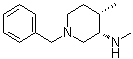 (3S,4S)-N,4-Dimethyl-1-(phenylmethyl)-3-piperidinamine molecular structure (CAS 1354621-59-2)