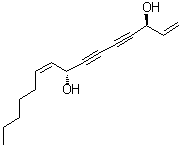 (3S,8R,9Z)-1,9-Pentadecadiene-4,6-diyne-3,8-diol molecular structure (CAS 1354638-93-9)
