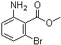 结构式 CAS# 135484-78-5, 2-氨基-6-溴苯甲酸甲酯