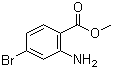 structure of CAS# 135484-83-2, Methyl 2-amino-4-bromobenzoate;4-Bromo-2-aminobenzoic acid methyl ester