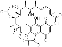 Rifamycin S molecular structure (CAS 13553-79-2)