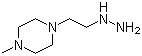 1-(2-肼乙基)-4-甲基哌嗪分子结构 (CAS 13562-46-4)