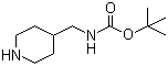 4-(Boc-Aminomethyl)piperidine molecular structure (CAS 135632-53-0)