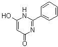 structure of CAS# 13566-71-7, 6-Oxo-4-hydroxy-2-phenyl-3,6-dihydropyrimidine;2-Phenyl-4,6-dihydroxypyrimidine; 2-Phenyl-4,6-pyrimidinediol; 4,6-Dihydroxy-2-phenylpyrimidine