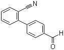 structure of CAS# 135689-93-9, 2'-Cyano-4-formylbiphenyl;2'-Cyano-1,1'-biphenyl-4-carboxaldehyde; 4'-Formyl[1,1'-Biphenyl]-2-carbonitrile; 4'-Formylbiphenyl-2-carbonitrile