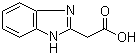 structure of CAS# 13570-08-6, 1H-Benzimidazole-2-acetic acid;2-(Carboxymethyl)benzimidazole; 2-Benzimidazolylacetic acid; NSC 525202