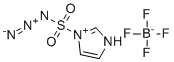 structure of CAS# 1357503-31-1, 1-(Azidosulfonyl)-1H-imidazol-3-ium tetrafluoroborate;N-diazo-1H-imidazol-3-ium-3-sulfonamide tetrafluoroborate
