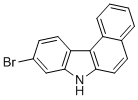 9-bromo-7H-benzo[c]carbazole molecular structure (CAS 1357572-66-7)