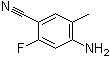 4-Amino-2-fluoro-5-methylbenzonitrile molecular structure (CAS 1357942-79-0)