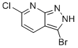 structure of CAS# 1357946-70-3, 3-Bromo-6-chloro-1H-pyrazolo[3,4-b]pyridine