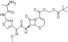 Ceftizoxime alapivoxil molecular structure (CAS 135821-54-4)
