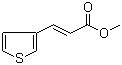 structure of CAS# 135835-43-7, 3-(3-Thienyl)acrylic acid methyl ester
