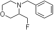 3-(氟甲基)-4-苄基吗啉分子结构 (CAS 1359655-99-4)