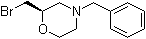 (2R)-2-(Bromomethyl)-4-(phenylmethyl)morpholine molecular structure (CAS 1359658-40-4)