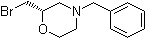 (2S)-2-(Bromomethyl)-4-(phenylmethyl)morpholine molecular structure (CAS 1359658-50-6)