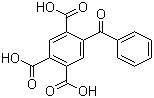 structure of CAS# 135989-69-4, 5-Benzoyl-1,2,4-benzenetricarboxylic acid;2,4,5-Tricarboxybenzophenone