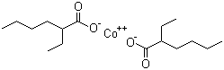 结构式 CAS# 136-52-7, 异辛酸钴