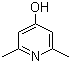 2,6-Dimethyl-4-hydroxypyridine molecular structure (CAS 13603-44-6)