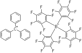 结构式 CAS# 136040-19-2, 三苯碳鎓四(五氟苯基)硼酸盐