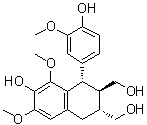 (+)-8-Methoxyisolariciresinol molecular structure (CAS 136082-41-2)