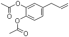 4-烯丙基邻苯二酚二乙酸盐分子结构 (CAS 13620-82-1)