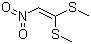 1,1-双(甲硫基)-2-硝基乙烯分子结构 (CAS 13623-94-4)