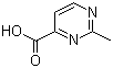 2-Methylpyrimidine-4-carboxylic acid molecular structure (CAS 13627-49-1)