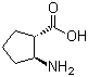 structure of CAS# 136315-77-0, (1R,2R)-(-)-2-Amino-1-cyclopentanecarboxylic acid