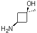cis-3-Amino-1-methylcyclobutanol molecular structure (CAS 1363381-58-1)