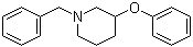 3-Phenoxy-1-(phenylmethyl)piperidine molecular structure (CAS 136421-63-1)
