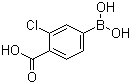4-Carboxy-3-chlorophenylboronic acid molecular structure (CAS 136496-72-5)