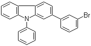 2-(3-Bromophenyl)-9-phenyl-9H-carbazole molecular structure (CAS 1365118-41-7)