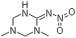 1,5-Dimethyl-2-nitroiminohexahydro-1,3,5-triazine molecular structure (CAS 136516-16-0)