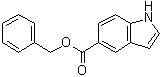 1H-Indole-5-carboxylic acid benzyl ester molecular structure (CAS 136564-69-7)