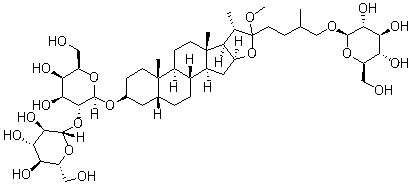 Anemarsaponin E molecular structure (CAS 136565-73-6)